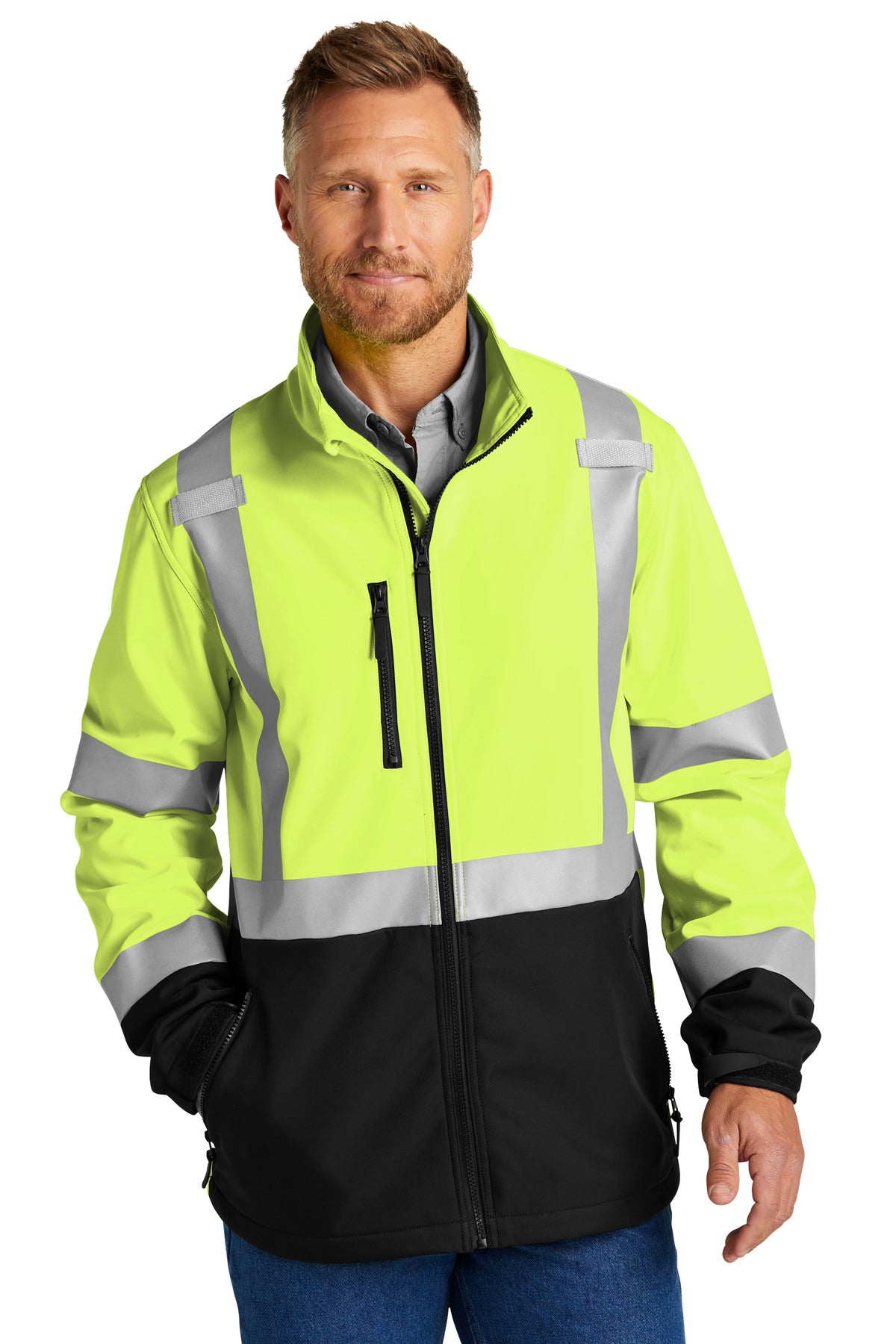 CornerStone ® ANSI 107 Class 3 Soft Shell Jacket CSJ503
