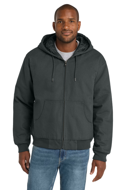CornerStone ® - Duck Cloth Hooded Work Jacket. J763H