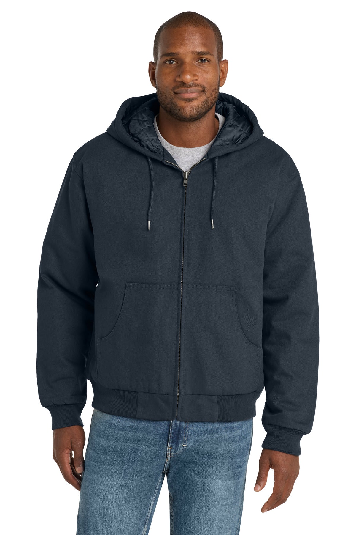 CornerStone ® - Duck Cloth Hooded Work Jacket. J763H