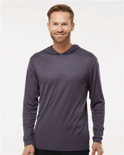 Unisex Bahama Performance Hooded Long Sleeve T-Shirt