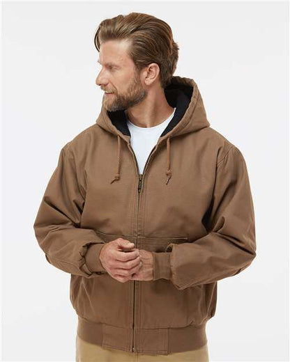 Men's Cheyenne Boulder Cloth™ Hooded Jacket with Tricot Quilt Lining