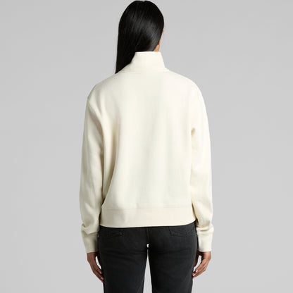 Wo's Stencil Half Zip Crew | 4125