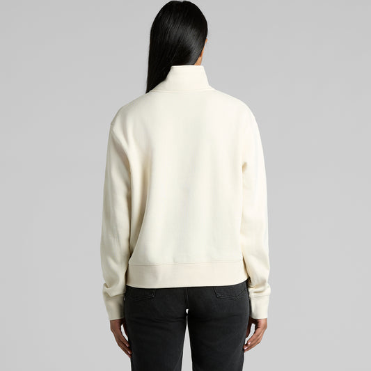 Wo's Stencil Half Zip Crew | 4125