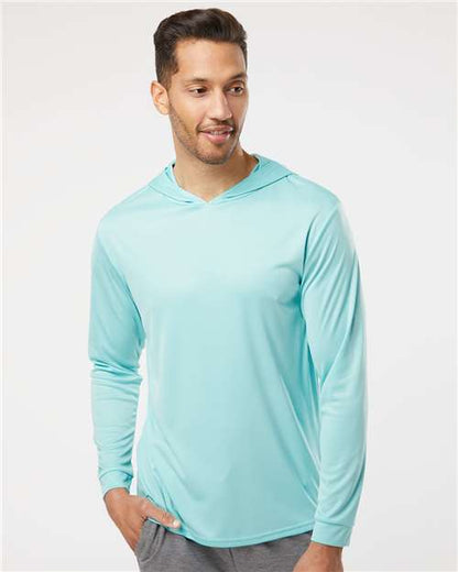 Unisex Bahama Performance Hooded Long Sleeve T-Shirt