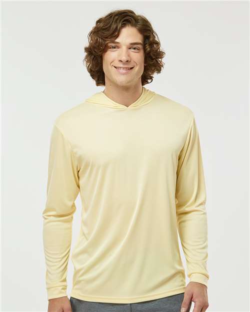 Unisex Bahama Performance Hooded Long Sleeve T-Shirt