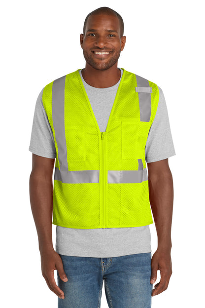 CornerStone  ®  ANSI 107 Class 2 Mesh Zippered Vest. CSV102