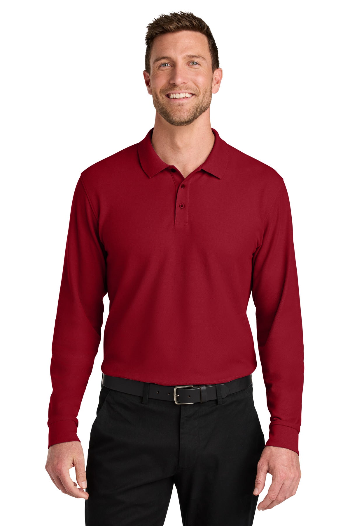 Port Authority ®  Wearever Signature Pique Long Sleeve Polo K200LS