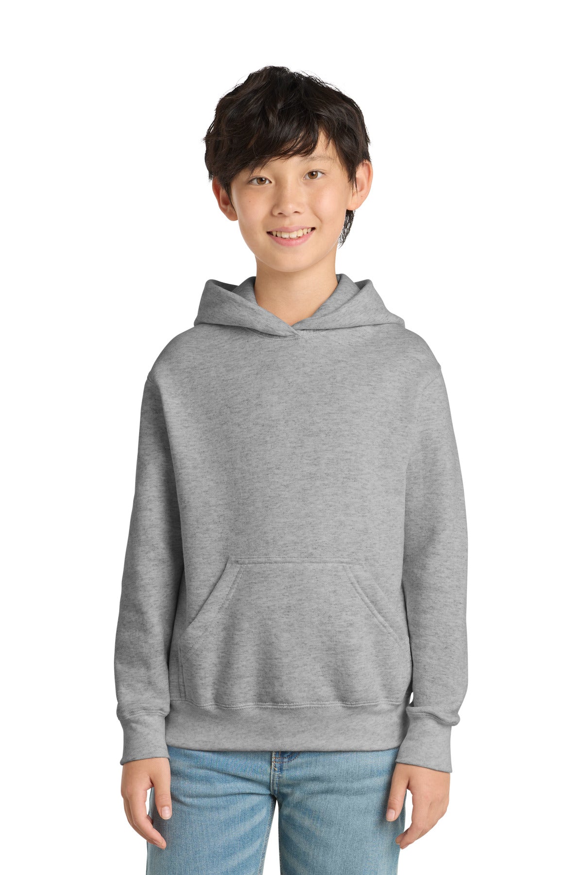 Port & Co ™  Youth Core Fleece Pullover Hooded Sweatshirt.  PC90YH