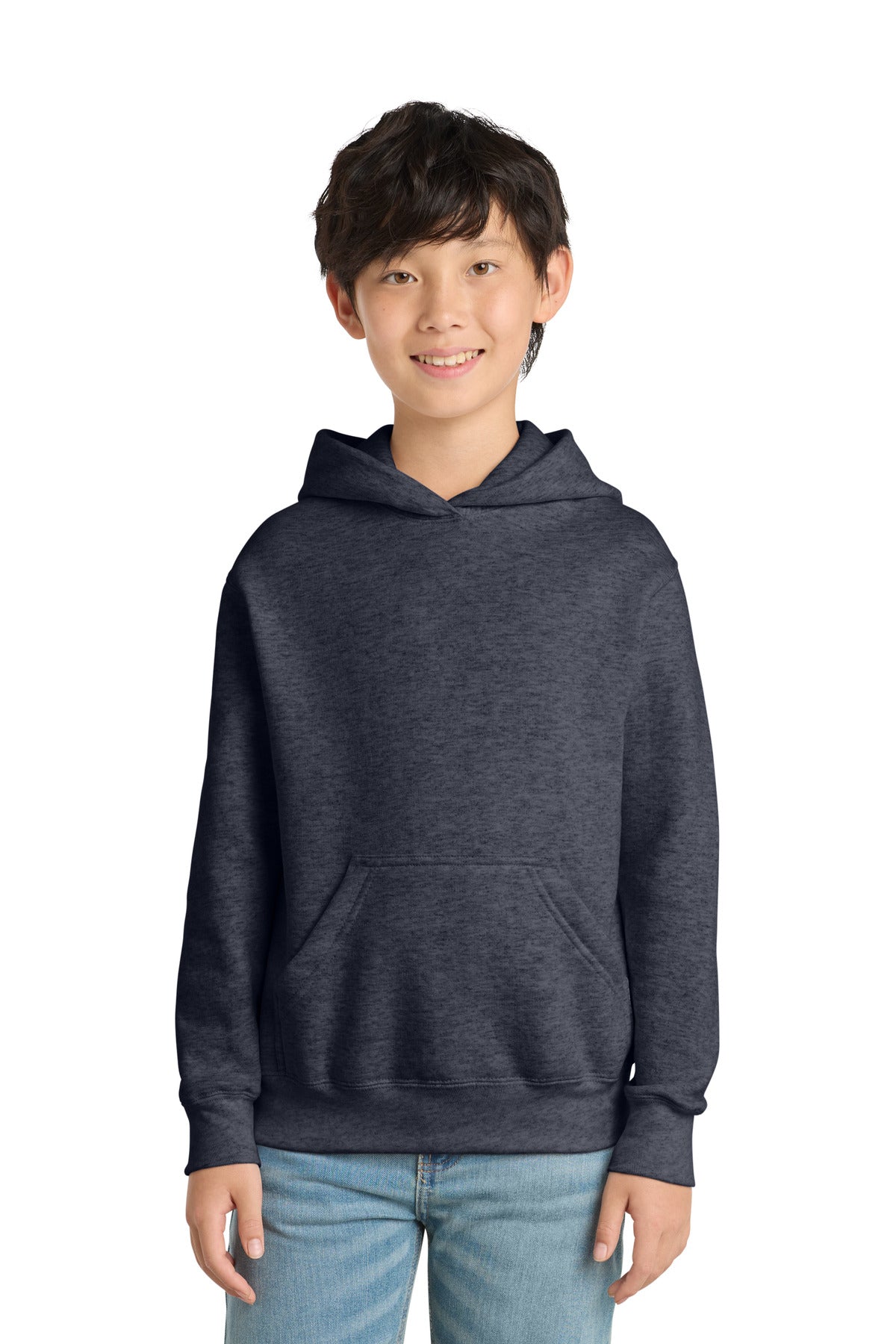 Port & Co ™  Youth Core Fleece Pullover Hooded Sweatshirt.  PC90YH